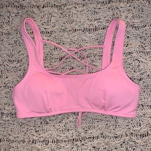H&M pink bikini top